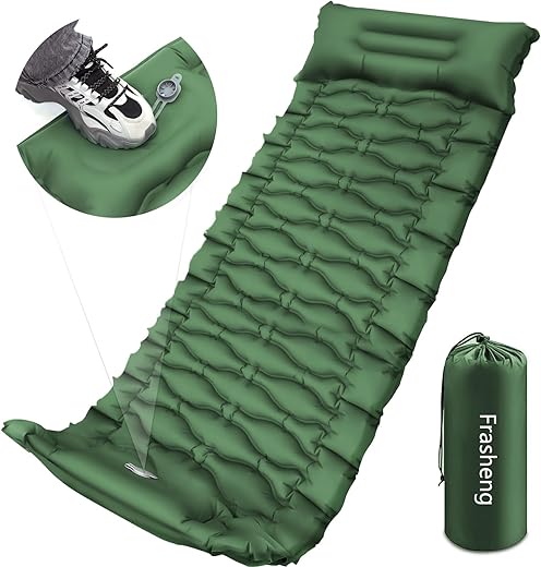 Avis sur le Matelas de Camping Frasheng 10 cm, Vert