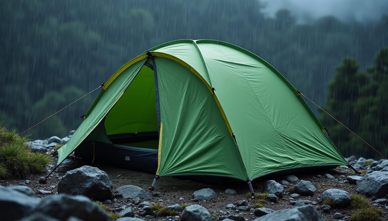 découvrez les performances exceptionnelles de la tente de randonnée exped mira ii hl à travers notre test approfondi sur sa résistance à la pluie et au vent. idéale pour les aventuriers, cette tente allie légèreté et robustesse pour vos expéditions en pleine nature.