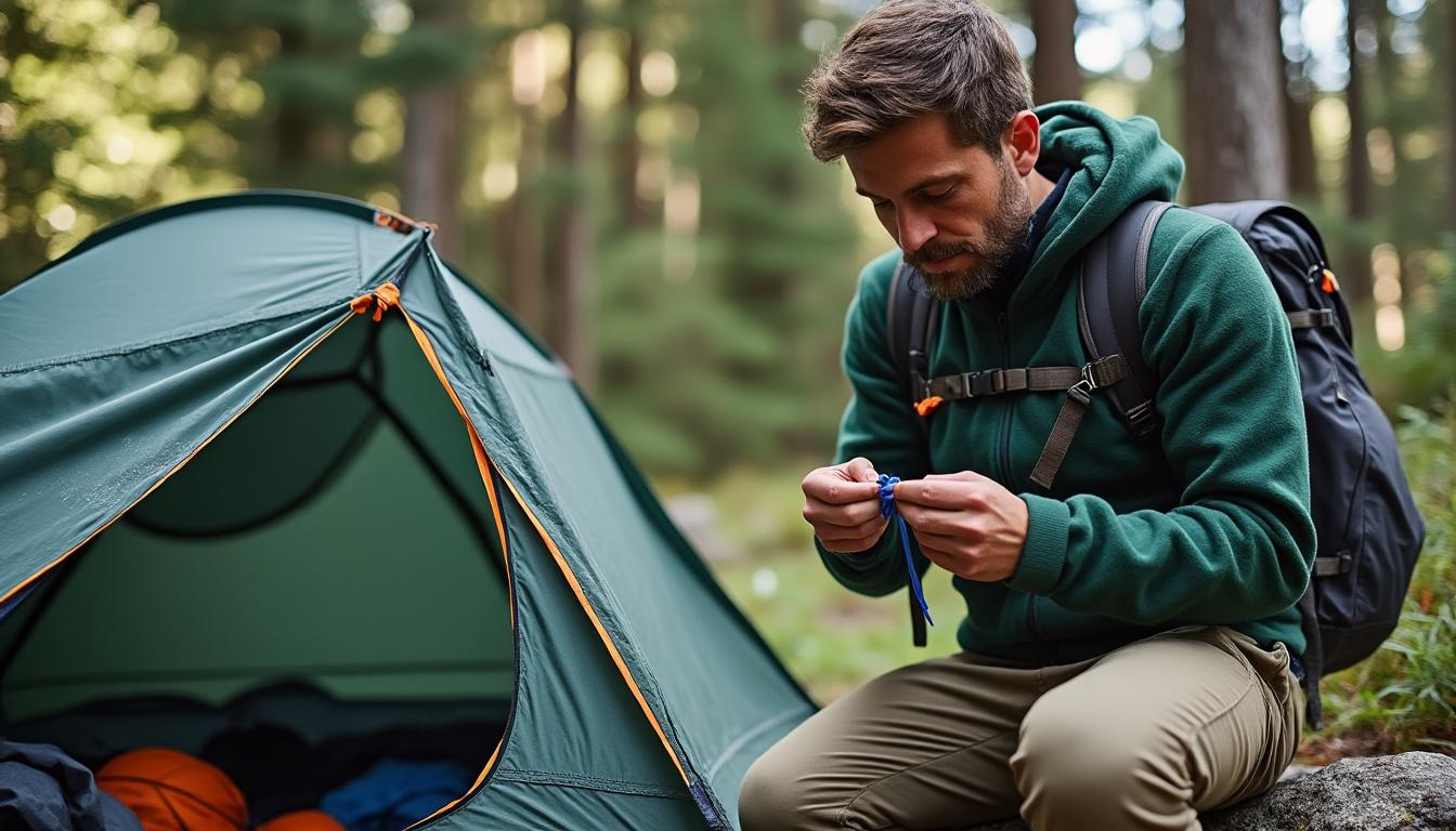 découvrez notre tutoriel simple pour réparer une tente de randonnée trouée. apprenez des astuces faciles et pratiques pour prolonger la durée de vie de votre équipement et profiter pleinement de vos aventures en plein air.