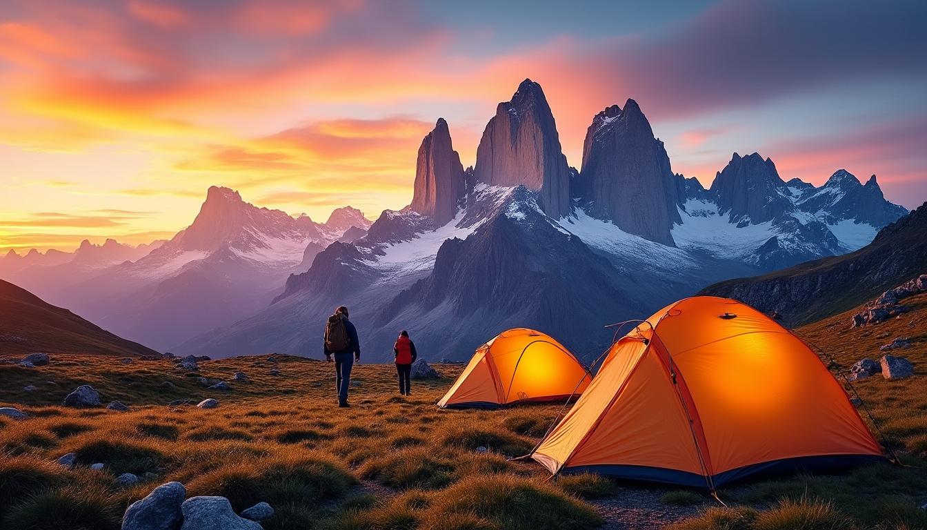 découvrez l’aventure ultime : un trek de 7 jours sous tente à travers les paysages sauvages de la patagonie. vivez une expérience unique entre montagnes, glaciers et lacs majestueux.