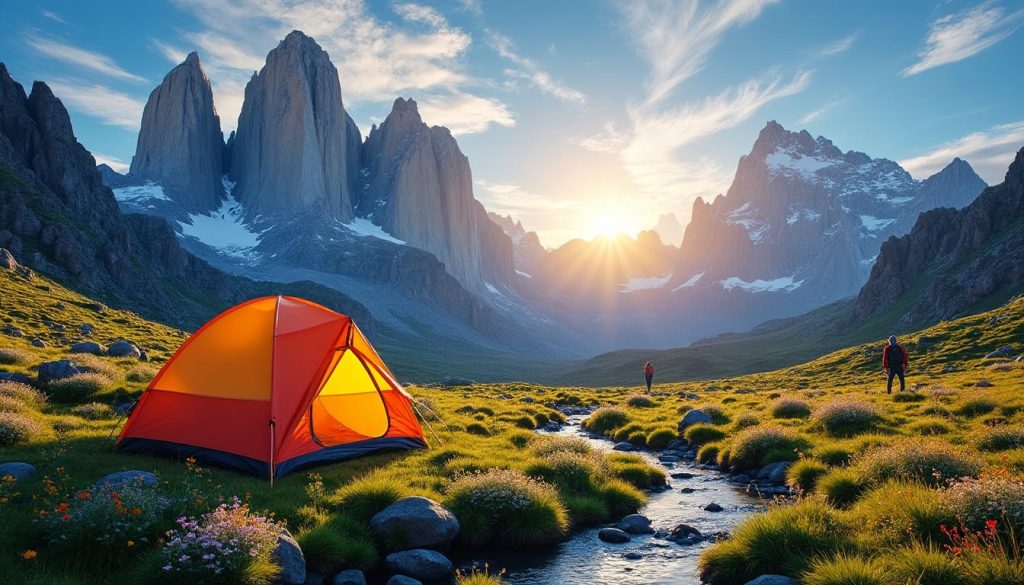 découvrez l'aventure ultime avec un trek de 7 jours sous tente en patagonie : paysages époustouflants, montagnes majestueuses, lacs turquoise et expérience authentique au cœur de la nature sauvage.