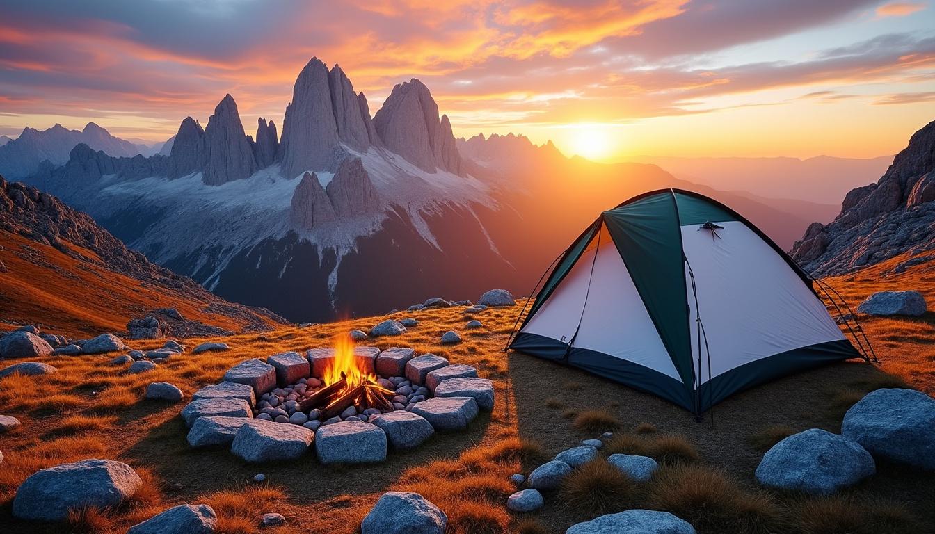partez à l’aventure dans les dolomites avec une tente de randonnée et créez des souvenirs inoubliables en immersion totale dans la nature. conseils, expérience et paysages à couper le souffle au rendez-vous !