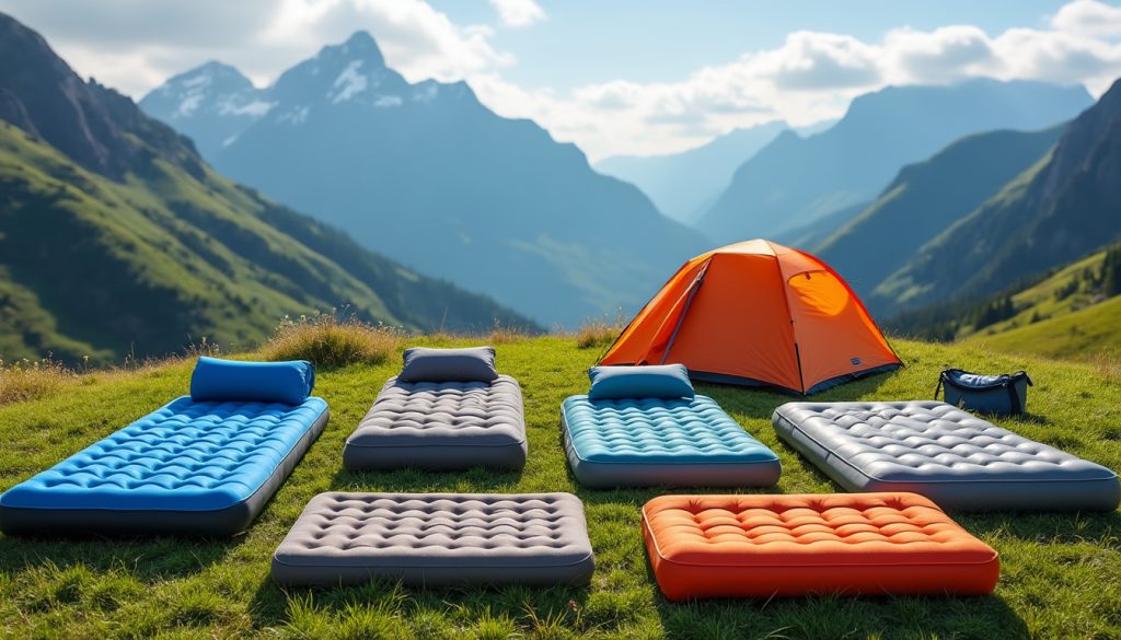 découvrez notre comparatif des meilleurs matelas de sol pour le bivouac en montagne : confort, légèreté, isolation et prix pour bien choisir votre équipement et passer des nuits sereines en altitude.
