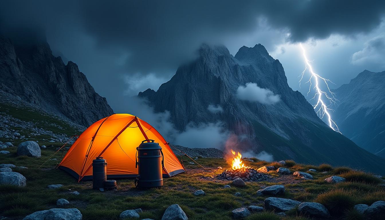 découvrez nos conseils pratiques pour gérer efficacement les imprévus météo lors d’un bivouac en montagne et assurer votre sécurité en pleine nature.