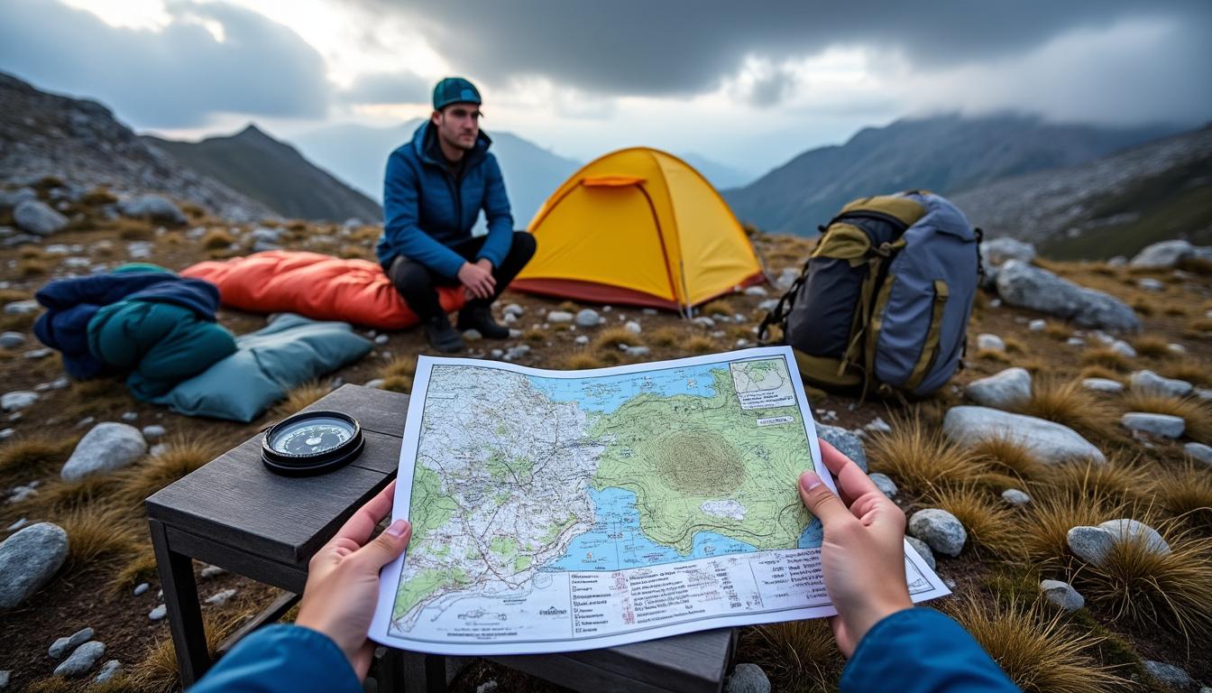 apprenez à lire une carte et à vous orienter efficacement lors de vos bivouacs en montagne grâce à nos conseils pratiques pour une aventure en toute sécurité.