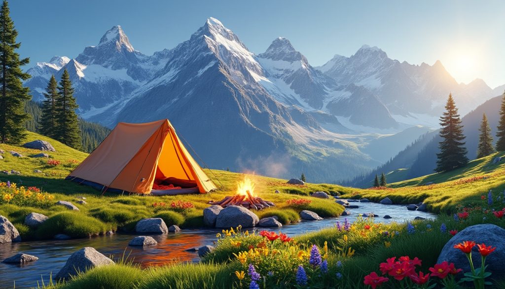 découvrez nos conseils pour trouver le spot idéal pour bivouaquer en montagne en toute sécurité et profiter pleinement de la nature lors de vos aventures en plein air.